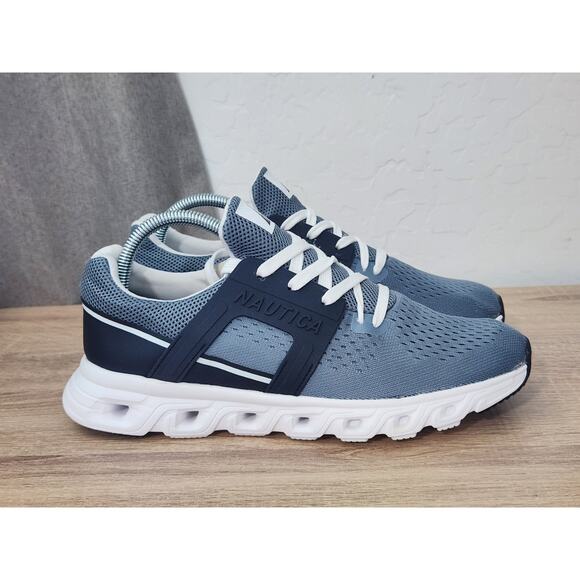 Nautica Women's Sz 9 Blue Navy Tennis Running Shoes Sneakers Joggers Athleisure - Picture 2 of 10